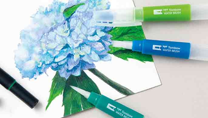Water Colour Brush Set with Fine Tip |Medium Tip |Flat Tip