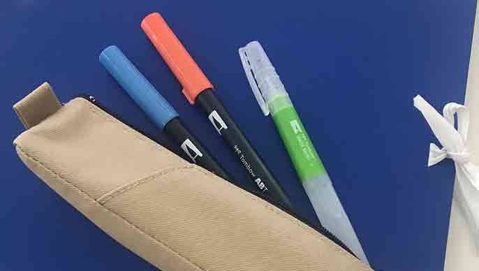 Water Colour Brush Set with Fine Tip |Medium Tip |Flat Tip