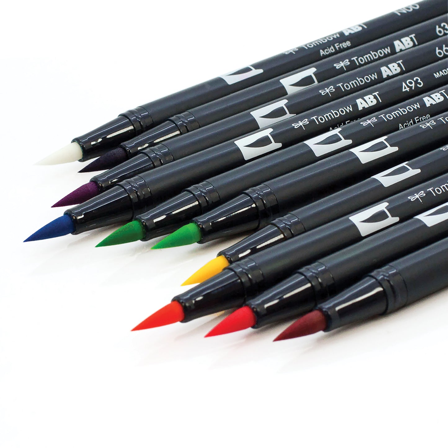 AB-T Water Brush Pen, 10C Set, Bright