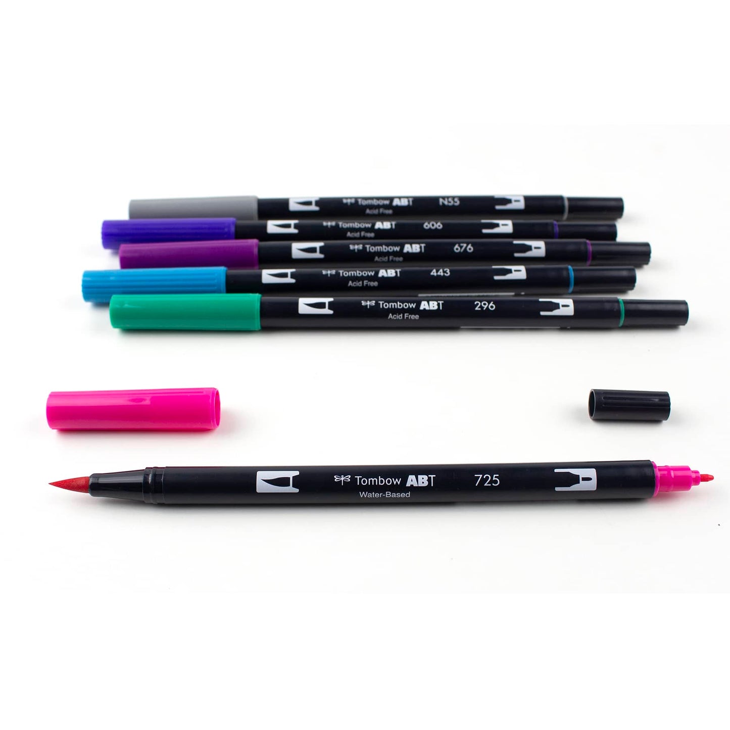 AB-T Water Brush Pen, 6C Set, Galaxy Palette