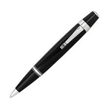 Tombow Zoom 505bwA Ballpoint Pen for School & Office Use, Comfortable Firm Grip, Metallic aluminum body, Low Center of Gravity Design, Black