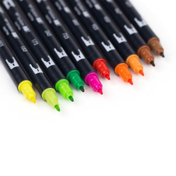AB-T Water Brush Pen, 10C Set, Citrus