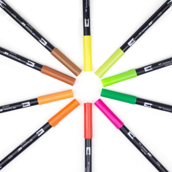 AB-T Water Brush Pen, 10C Set, Citrus