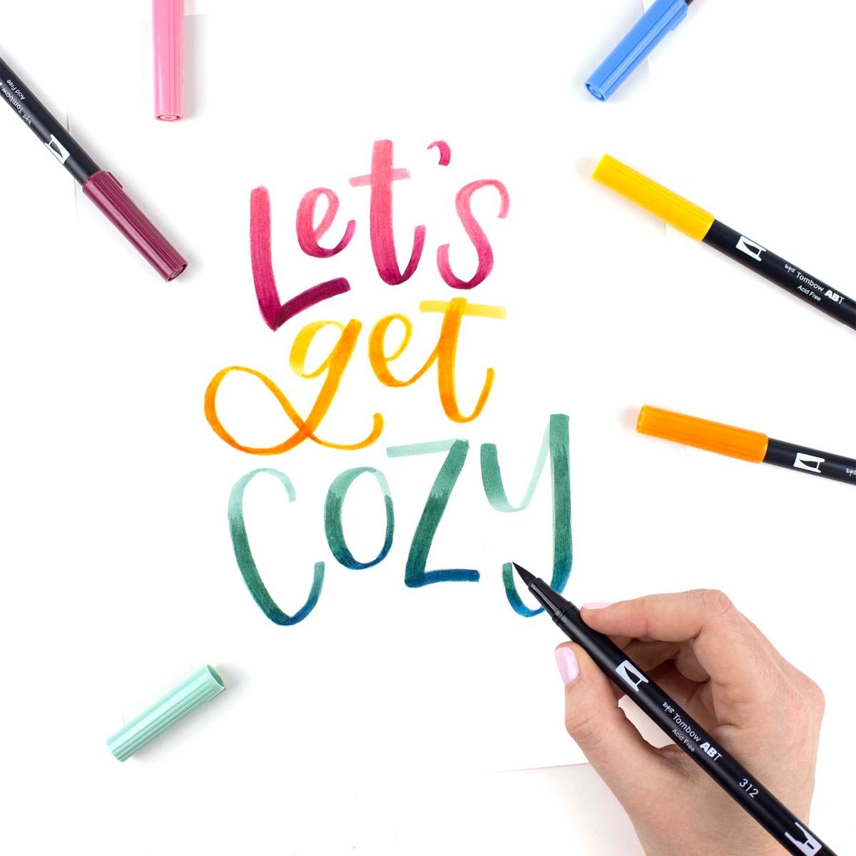 AB-T Water Brush Pen, 10C Set, Cottage