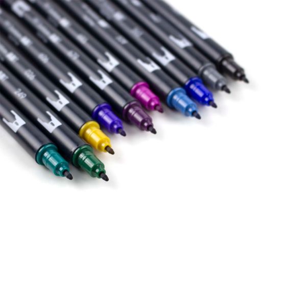 AB-T Water Brush Pen, 10C Set, Bohemian