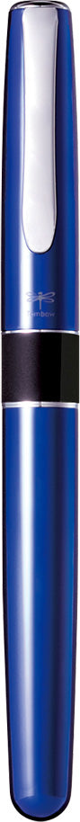 Tombow Zoom 505bwA Ballpoint Pen for School & Office Use, Comfortable Firm Grip, Metallic aluminum body, Low Center of Gravity Design, Blue