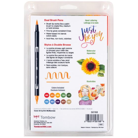 AB-T Water Brush Pen, 10C Set, Secondary – Tombow Arabia